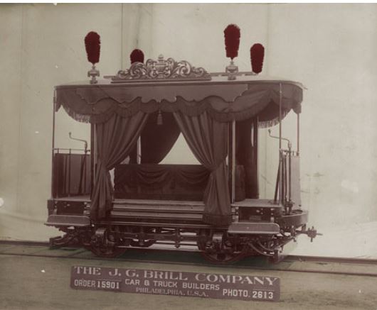 1st class funeral motor body for Brazil trolley hearse